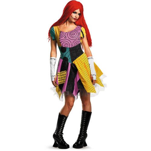 Photo 1 of Adult Disney The Nightmare Before Christmas Sally Deluxe Halloween Costume Dress medium 

