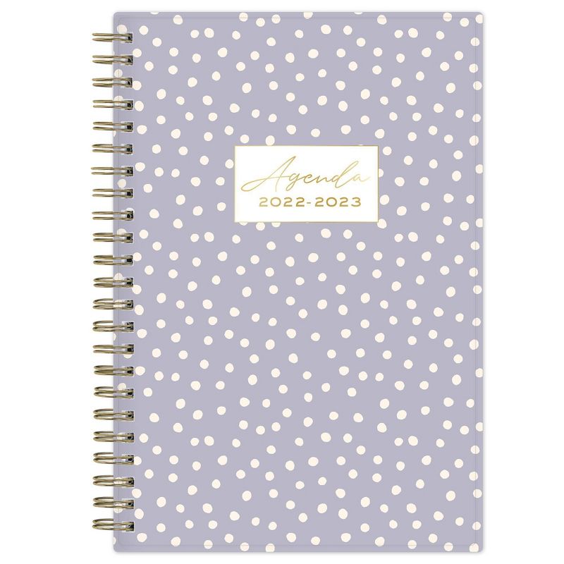Photo 1 of 2022-23 Academic Planner Weekly/Monthly 5"x8" Brushed Dots Lavender - Plum Pretty Sugar for Blue Sky
