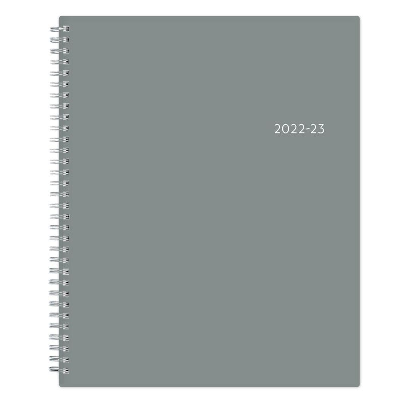 Photo 1 of 2022-23 Academic Planner Weekly/Monthly 8.5"x11" Solid Slate - Blue Sky
