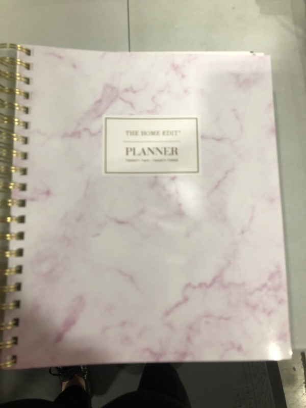 Photo 2 of 2022-23 Academic Planner Weekly/Monthly Vertical 8"x10" Marbelous - The Home Edit for Day Designer
