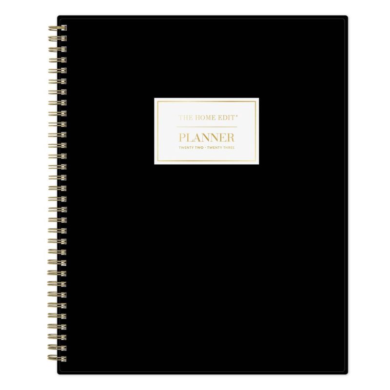 Photo 1 of 2022-23 Academic Planner Weekly/Monthly Wirebound 8.5"x11" Black - the Home Edit for Day Designer
