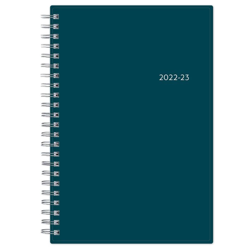 Photo 1 of 2022-23 Academic Planner Weekly/Monthly 5"x8" Solid Peacock - Blue Sky
