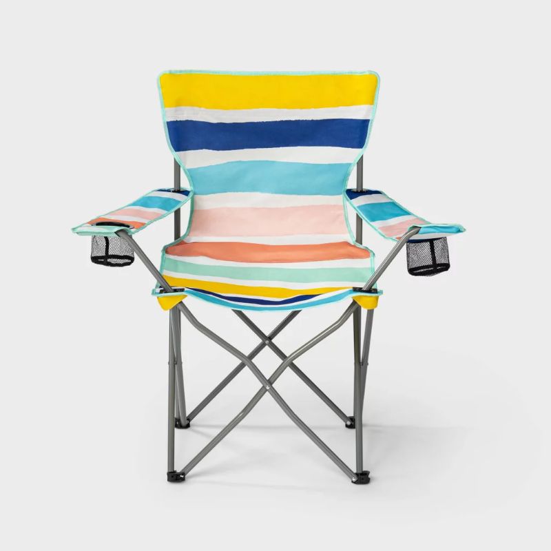 Photo 1 of Adult Outdoor Portable Chair Stripe - Sun Squad
