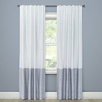 Photo 1 of 1pc 50"x95" Blackout Color Block Window Curtain Panel - Project 62™
