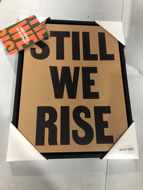 Photo 2 of 10" x 13" Still We Rise Framed Wall Canvas - Tré Seals

