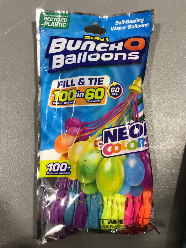 Photo 1 of Bunch O Balloons Neon Water Balloons SET OF 2
