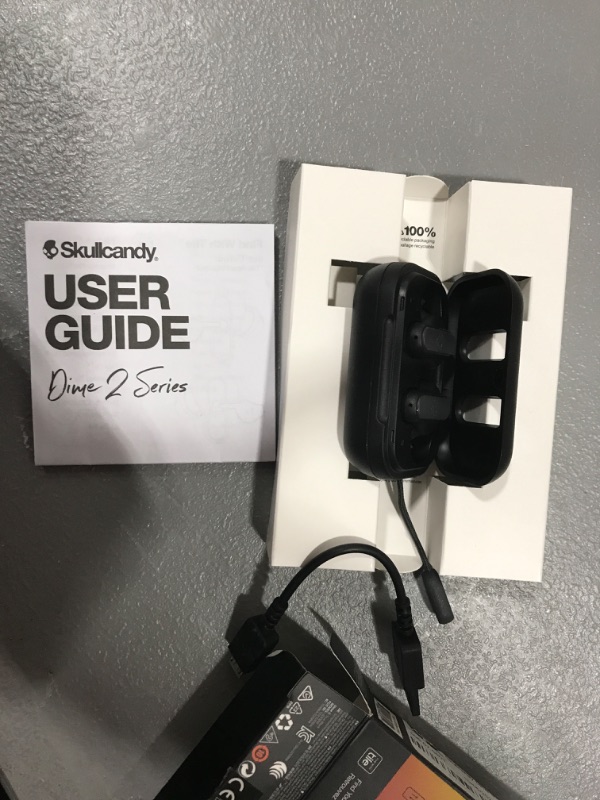 Photo 1 of Skullcandy Dime II True Wireless Bluetooth Headphones - Black

