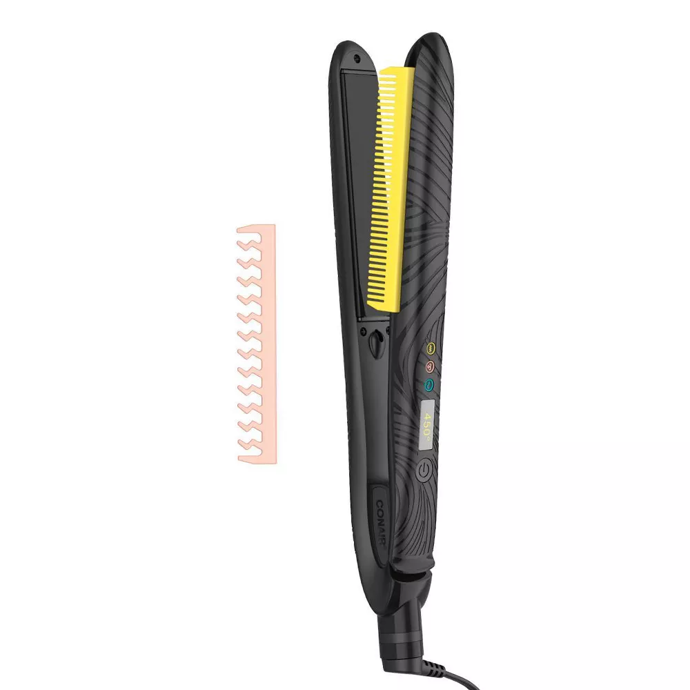 Photo 1 of Conair The Curl Collective Ceramic Flat Iron - Black

