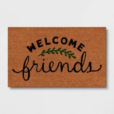 Photo 1 of 1'6x2'6 'Welcome Friends' Door Mat - Threshold
