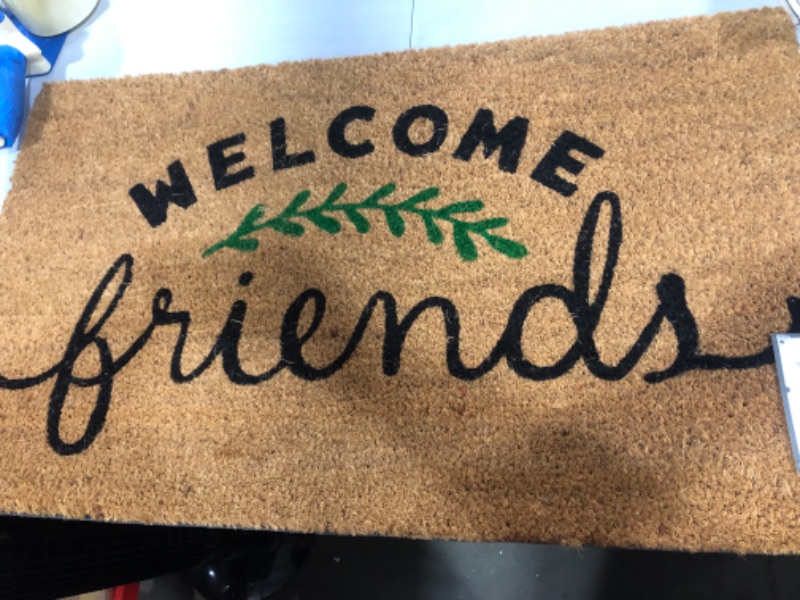 Photo 2 of 1'6x2'6 'Welcome Friends' Door Mat - Threshold
