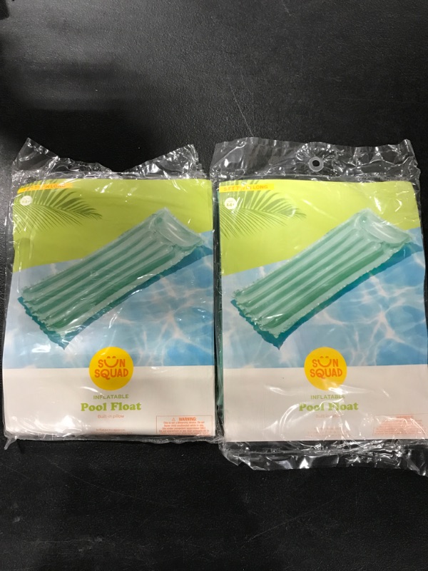 Photo 1 of [2 Pack] Pool Float Color May Vary - Sun Squad [Green]