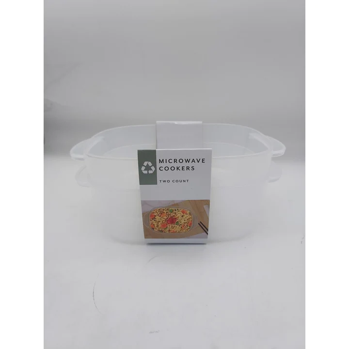 Photo 1 of [4 Pack] Microwave Cookers [Clear Plastic]