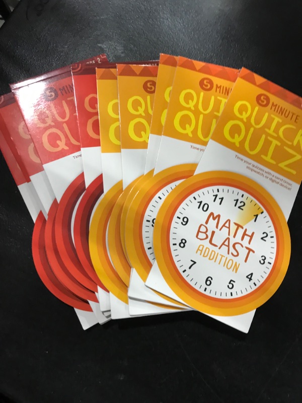 Photo 1 of [10 Pack] 5 Minute Quizes- Words and Math