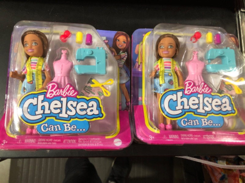 Photo 2 of 2-Barbie Chelsea Can Be Career Doll with Career-themed Outfit & Related Accessories
