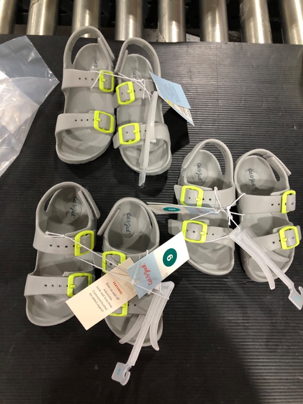 Photo 1 of 3 of the Toddler Ade Footbed Sandals - Cat & Jack™ different sizes 
