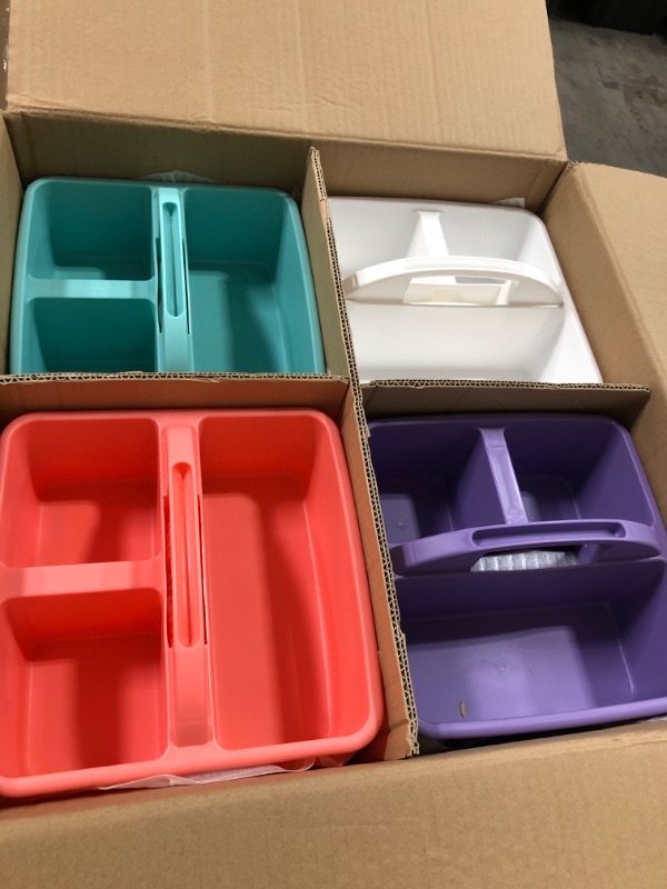 Photo 1 of 24pck Small supply caddy Various colors 