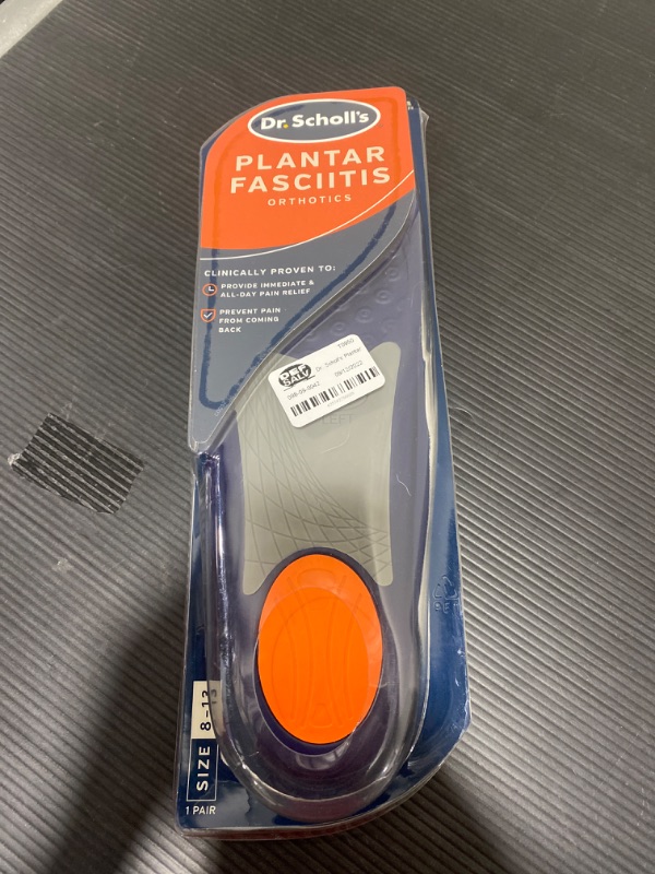 Photo 1 of Dr. Scholl's Plantar Fasciitis Insoles for Men - Size (8-13)
