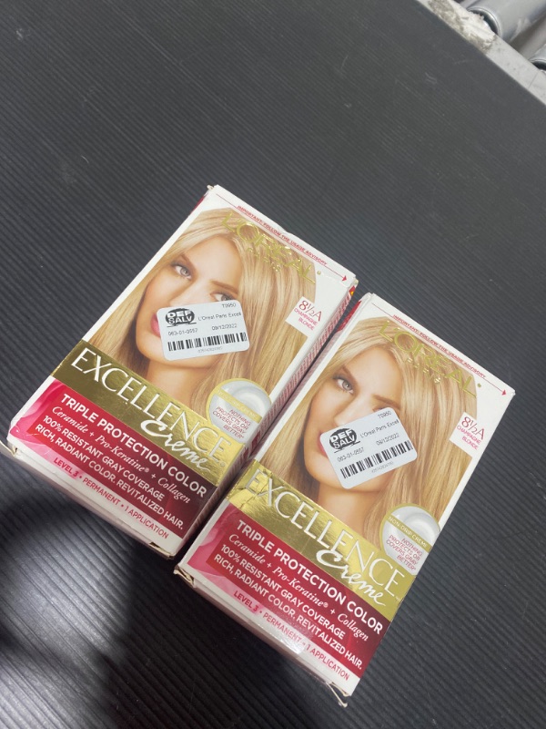 Photo 2 of 2 PACK LOreal Excellence Creme Champagne Blonde 1 Each by L'oreal
