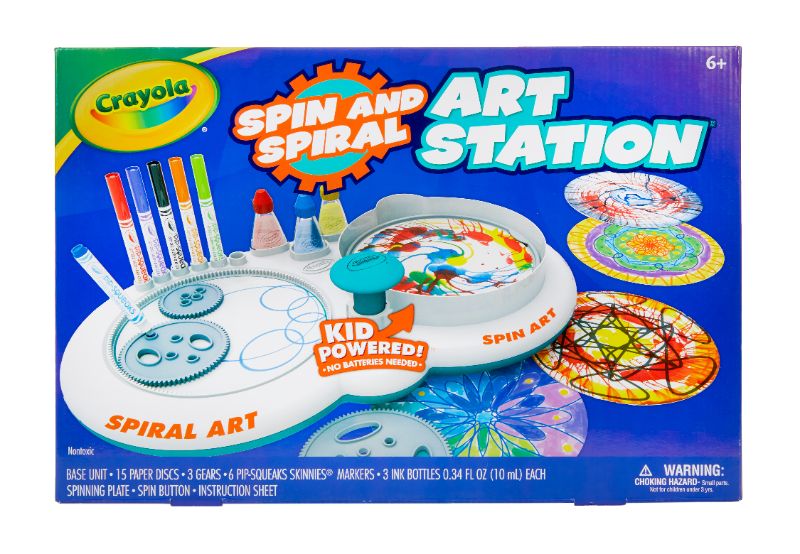 Photo 1 of Crayola Spin & Spiral Art Station Activity Kit

