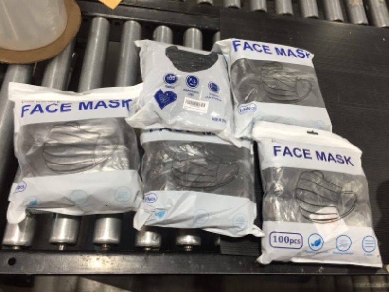 Photo 2 of 5 pack of  Disposable Face Masks