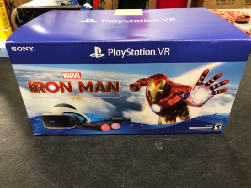 Photo 8 of PlayStation VR Marvel's Iron Man VR Bundle. OPEN BOX. PRIOR USE POSSIBLE. 
