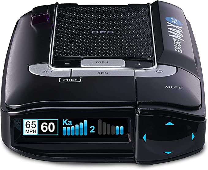 Photo 1 of ESCORT MAX360 Laser Radar Detector - GPS, Directional Alerts, Dual Antenna Front and Rear, Bluetooth Connectivity, Voice Alerts, OLED Display, Escort Live. OPEN BOX. 
