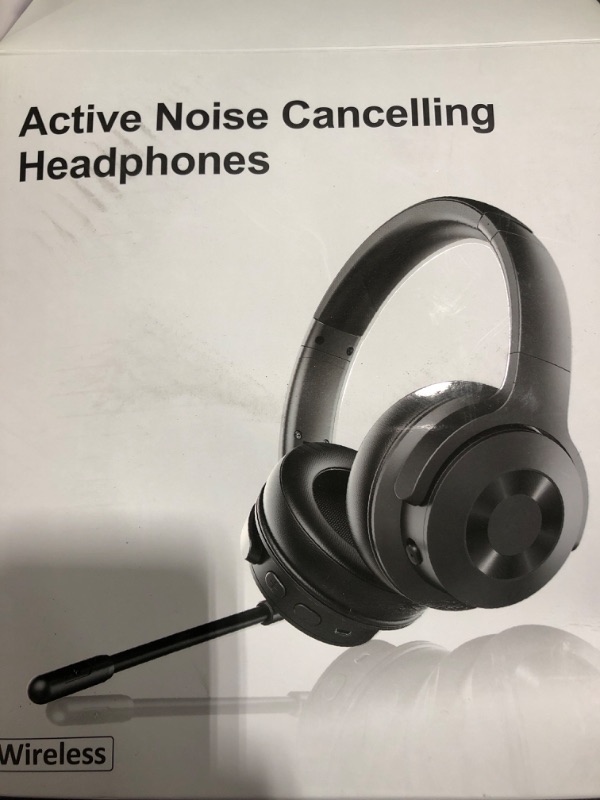 Photo 1 of ACTIVE NOISE CANCELLING HEADPHONES, WIRELESS. OPEN BOX. 