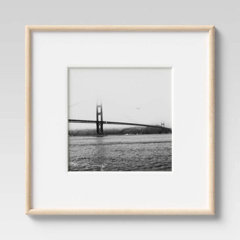 Photo 1 of 13" X 13" Matted to 8" X 8" Narrow Rounded Floating Gallery Frame - Project 62™
