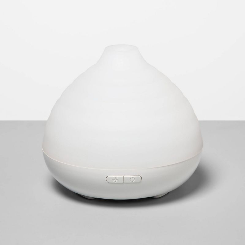 Photo 1 of 100ml Volcano Ultrasonic Diffuser White Plus 5ml Eucalyptus Essential Oil Kit - Opalhouse™
