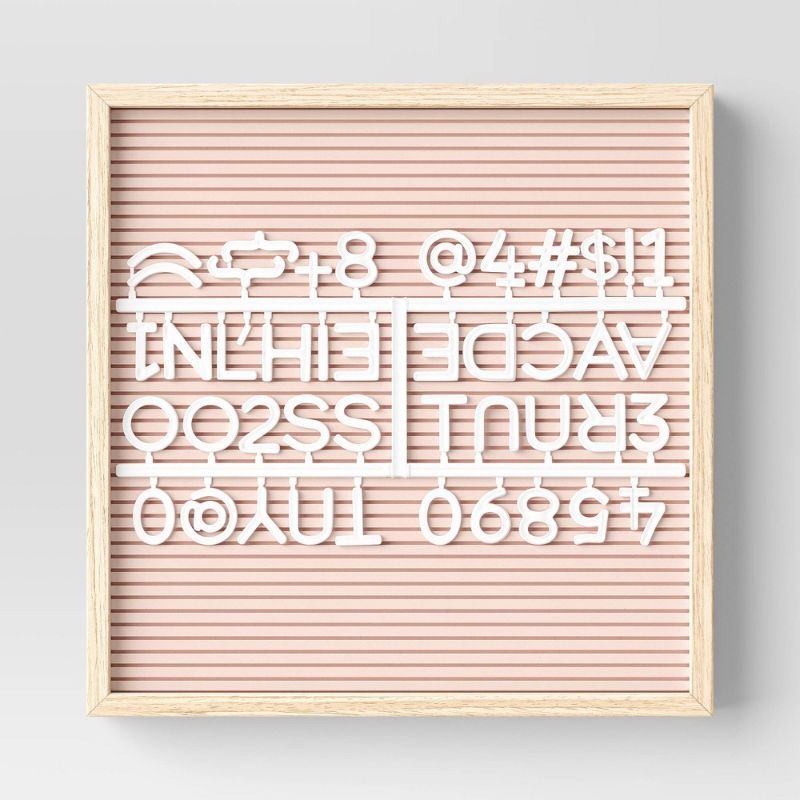 Photo 1 of 11" X 11" Plastic Slat Letterboard - Room Essentials™
