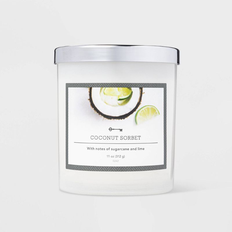 Photo 1 of 11oz Jar Coconut Sorbet Candle - Threshold™
