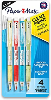 Photo 1 of Paper Mate Clearpoint Mechanical Pencils HB #2 (0.7 Mm) Assorted Barrels 4 Count. OPEN PACKAGE. 
