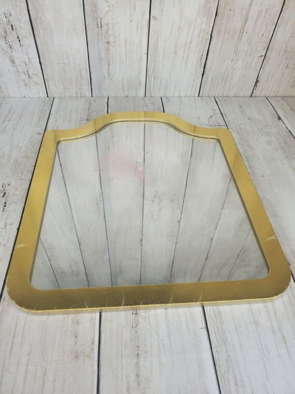 Photo 1 of 11.5"x10" Wood Painted Gold Mirror. LOT OF 5.
