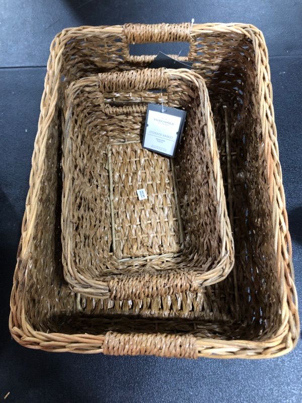 Photo 1 of 2 wicker baskets for home storage