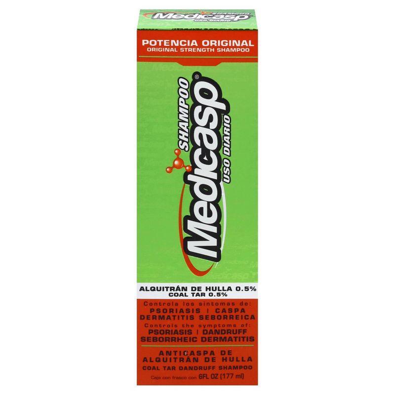 Photo 1 of 2 pack of Medicasp Coal Tar Gel Dandruff Shampoo - 6 fl oz


