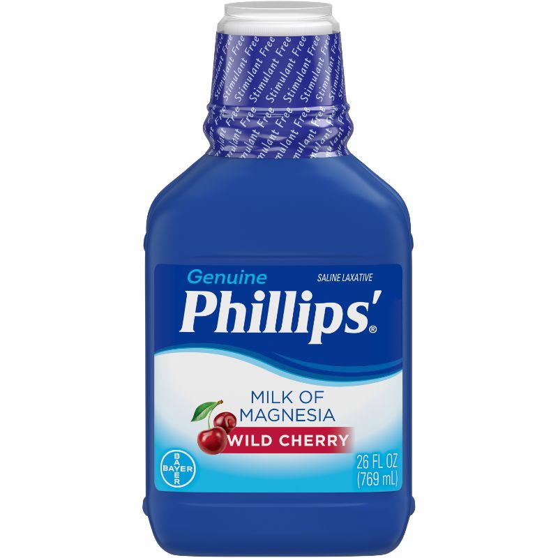 Photo 1 of 3-PACK Bayer Phillips Milk of Magnesia Liquid Cherry 26 Oz by Bayer. EXP 05/2025.
