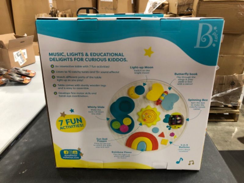 Photo 1 of B. Play - Baby Activity Table - Colorful & Sensory Station
