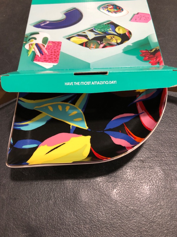 Photo 3 of 3pc Set 'Hello There' Nesting Trays - Tabitha Brown for Target. OPEN BOX. MISSING SMALL DISH. 
