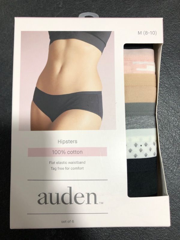 Photo 1 of AUDEN WOMEN'S HIPSTERS 100% COTTON UNDERWEAR. SIZE M 8-10. VARIOUS COLORS. 