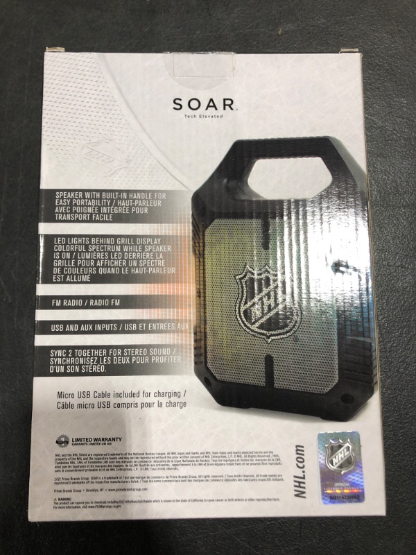 Photo 2 of NHL LED WIRELESS SPEAKER ARIZONA COYOTES. FACTORY SEALED.