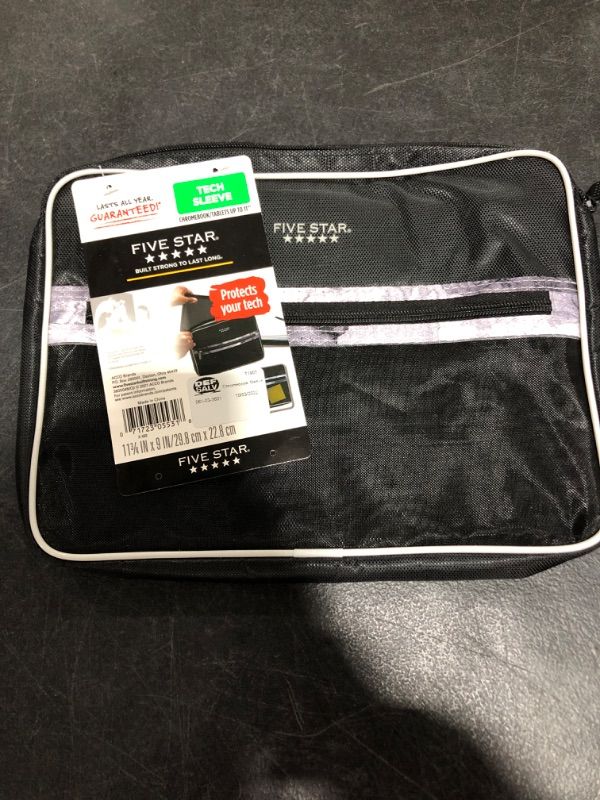 Photo 3 of Chromebook Sleeve Black Fits 11" - Five Star

