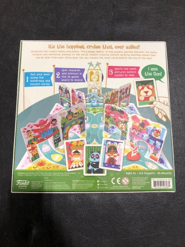 Photo 3 of Funko Disney It's a Small World Game. FACTORY SEALED.
