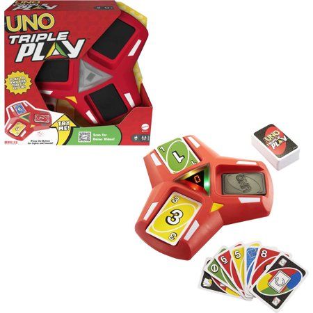 Photo 1 of Mattel UNO® Triple Play Card Game in Multi at Nordstrom
