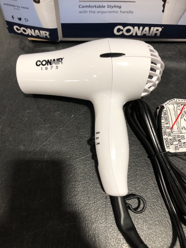 Photo 3 of Conair Mid Size Dryer, 1875 Watt. OPEN BOX. 
