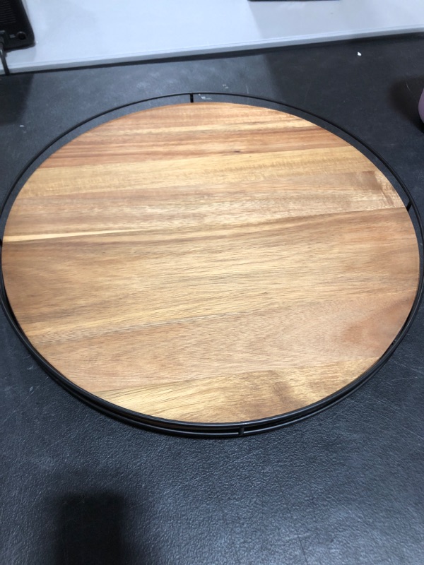 Photo 3 of 18" Lazy Susan - Hearth & Hand with Magnolia, Black Brown
