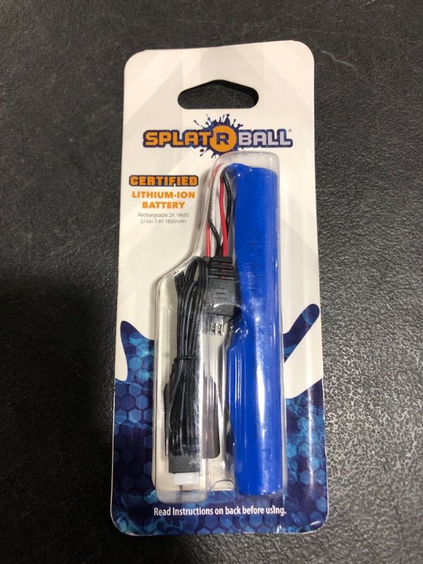 Photo 1 of SPLATRBALL 1800 MAh Water Bead Blaster Replacement Battery
