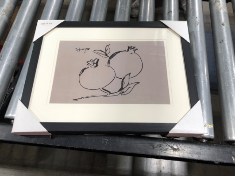 Photo 1 of 16" x 12" Pomegranates Framed Underglass Print with Double Mat - Threshold™ designed with Studio McGee