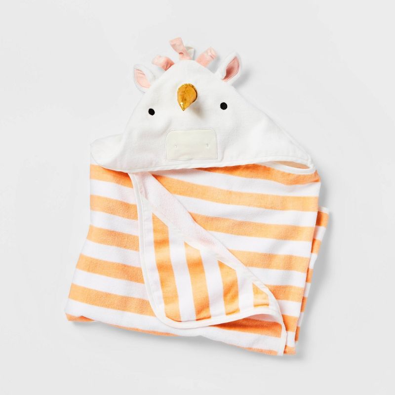 Photo 1 of 25"x50" Unicorn Hooded Towel - Pillowfort

