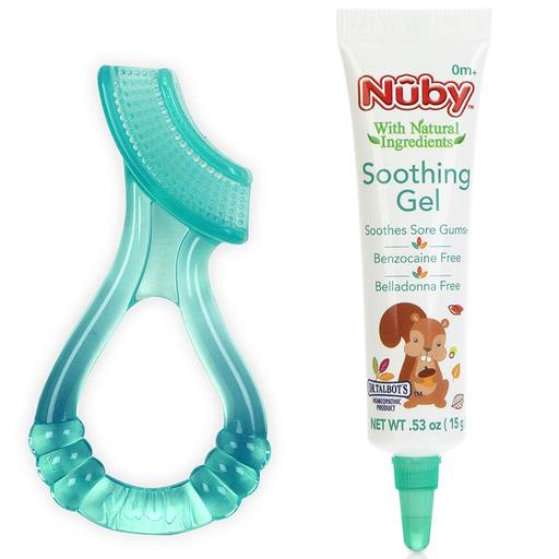 Photo 1 of Baby Accessories - Nuby - Teething Gel W/Silicone Gum Massager New 
