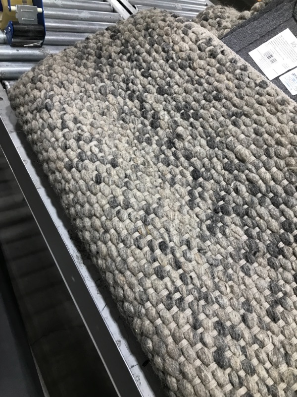 Photo 2 of 5'x7' Chunky Knit Wool Woven Rug Gray - Project 62 , Size: 5'x7'
